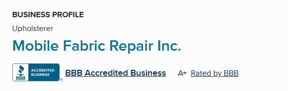 BBB Rating A plus displayed in large blue text with the question How are BBB ratings calculated below, set on a clean white background with a calm and trustworthy tone